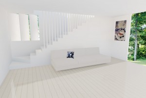 minimal beach house design sunshine beach house renovation. designed with flexibilty in mind for future additions.